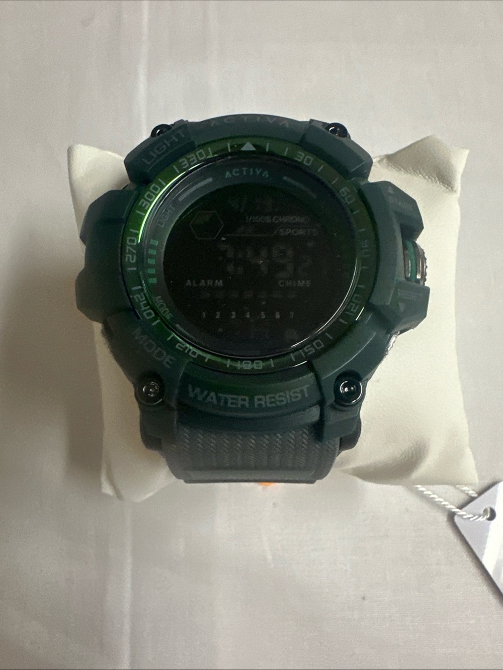 Ativa Green Digital Sports Watch with Resin Strap